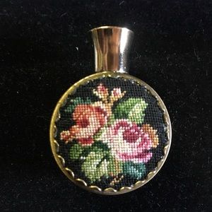 Vintage Petit Point Bottle